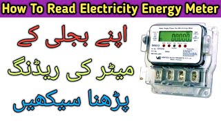 How To Check Digital Electric Meter Reading in Pakistan And India  KWH Meter  Digital Energy Meter [upl. by Nus]