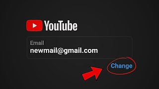 How to Change Email on your YouTube Channel 2024 [upl. by Bruno136]