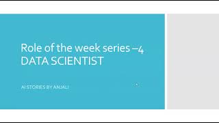 WHO IS DATA SCIENTIST  ROLES AND RESPONSIBILITIES  SKILLS  PAY SCALE  ALL YOU NEED ABOUT DS ROLE [upl. by Satsok]