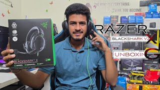 razer black shark v2 x headphone🔥 unboxing full review 💥and gaming sound specs build quality TEST [upl. by Akeret]