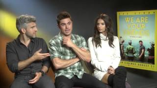 WE ARE YOUR FRIENDS  Zac Efron Emily Ratajkowski And Max Joseph  Interview [upl. by Ytoc]