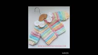 crochet sweater ideas for toddler [upl. by Lecirg]