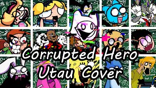 Corrupted Hero But Everyone Sings It FNF Everyone Sing Corrupted Hero  UTAU Cover [upl. by Jard]