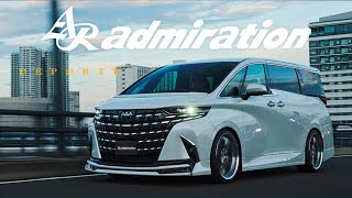 アドミレイション 40アルファード エアロパーツ カスタム クレンツェヴェルサム装着PV admiration TOYOTA 40ALPHARD CUSTOMIZ [upl. by Gram669]