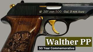 Walther PP 380ACP 50 Year Commemorative Rare 1 of 500 Made [upl. by Phares]