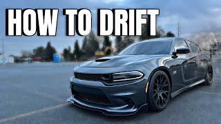 HOW TO DRIFT A DODGE CHARGER RT💨  V6 SCAT PACK OR HELLCAT [upl. by Adriell]