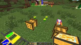 Minecraft  Poradnik  Forestry Moistener Apiary Centifruge [upl. by Aicatsanna80]