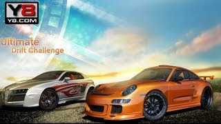 Y8 car games racing  Ultimate Drift Challenge gameplay 2014 [upl. by Jamin]