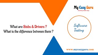 Differences between stub amp Driver  Software Testing Interview Questions for Freshers [upl. by Yhtimit195]