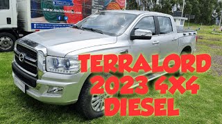 ZXAUTO terralord pickup 2023 luxury 4x4 25 turbo diesel isuzu 130 hp 320 nm camioneta doble cabina [upl. by Kitarp]