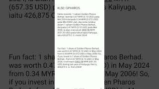 Golden Pharos share analysis shorts trending klse share [upl. by Nodnal]