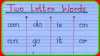 Two letter words in English 2 letter wordstwo letters words two letter wordtwo letters word [upl. by Edna]