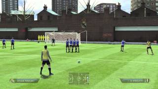 FIFA 14  How to Score Free Kicks [upl. by Kehsihba645]