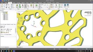 Ansys SpaceClaim Disc Brake Design [upl. by Daraj]