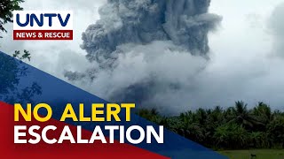 Bulusan Volcano remains under Alert Level 1 despite eruption [upl. by Nohsyar562]