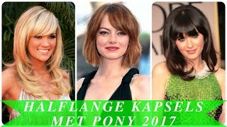 Halflange kapsels met pony 2017 [upl. by Sergias367]