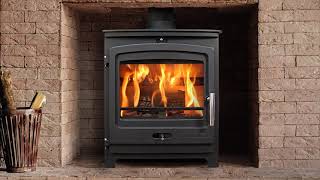 Portway P2 Contemporary Multifuel Stove [upl. by Ekralc801]