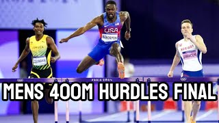 BENJAMIN VS WARHOLM EPIC BATTLE FOR GOLD IN 400M HURDLES FINAL [upl. by Ernesta]