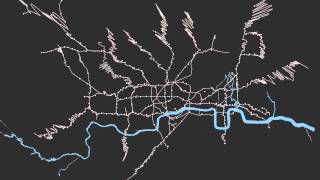 London Tube Map  Map verses location [upl. by Akinoj]