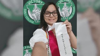 Aldine ISD student remains valedictorian despite major health setbacks her senior year [upl. by Nahtanha561]