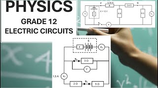 Physics Grade 12  Electric Circuits  EMF  Resistance  Current  Past Exams Questions  Ohms Law [upl. by Eda]