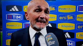 intervista Luciano spalletti dopo Italia  Francia [upl. by Thackeray]