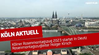 Kölner Rosenmontagszug 2023 in umgekehrter Richtung [upl. by Nahtanoy]