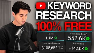 FREE YouTube Keyword Research Course 1 Hour [upl. by Anos]