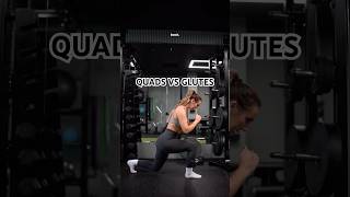 QUADS vs Glutes  know the difference 🤝🏼 Get this saved 💁🏼‍♀️ fitness glutes [upl. by Marl]