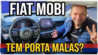 Interior do Fiat Mobi Trekking SURPREENDE mas espaço é LIMITADO [upl. by Woodcock]