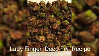 Lady Finger Deep Fry Recipe  Crispy amp Delicious [upl. by Oswell]