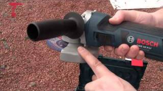 Bosch GWS18VLI Angle Grinder  First Look [upl. by Dahraf82]