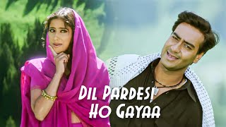 Dil Pardesi Ho Gaya  Kachche Dhaage  Lata Mangeshkar  Kumar Sanu  Ajay Devgn  Manisha Koirala [upl. by Lewak]