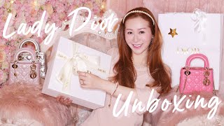 SWEETEST LADY DIOR UNBOXING 2021 🌸🌸🌸 NEW SMALL MY ABCDIOR LADY DIOR BAG ❤️ LINDIESS [upl. by Stephi]