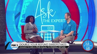 Jackson Hewitt offering Double Your Refund Sweepstakes and a free coffee [upl. by Juley]