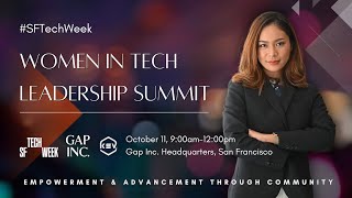 Women In Tech Leadership Summit  Speaker Announcement [upl. by Bordy534]