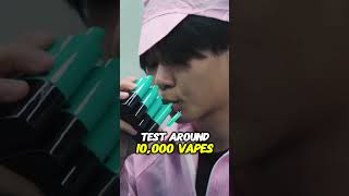 Vape Tester Hits 10000 A Day 👨‍🏭😮‍💨 [upl. by Velda43]