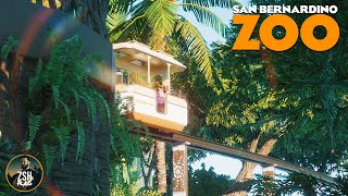 Starting a Beautiful Monorail in Franchise Mode  San Bernardino Zoo  Planet Zoo [upl. by Kreegar]