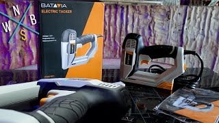 BATAVIA 2 in 1 Electric Staple Gun amp Brad Nailer  Unboxing amp Review [upl. by Lamdin276]