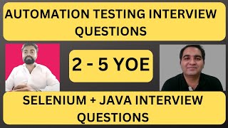 Software Testing Mock Interview Automation Testing Interview RD Automation Learning [upl. by Kurt992]