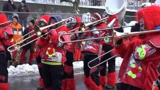 Fasnacht Guggerträffe Uznach SG Switzerland  17012016 [upl. by Billi]