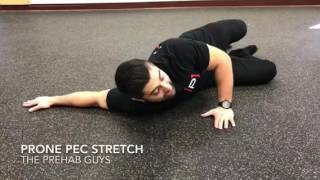 Prone Chest Stretch [upl. by Mallin]