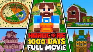 I Survived 1000 Days In Minecraft Hardcore FULL MOVIE [upl. by Nwahsan852]