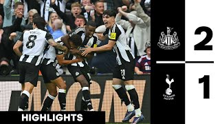 Newcastle United 2 Tottenham Hotspur 1  Premier League Highlights [upl. by Annaitsirk402]