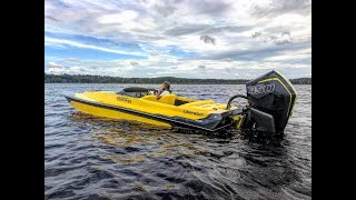 Liberator Mercury Racing 450R Fast Tunnel Boat [upl. by Geminius]