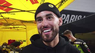 Justin Bogle interview Paris supercross 2021 [upl. by Atsedom]