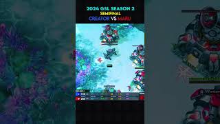 2024 GSL S2 Semi Final  Cure vs Dark Shorts Starcraft Highlight10 [upl. by Acirema502]