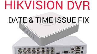 quotHow to Fix Hikvision DVR Date amp Time Issues with CMOS Battery Replacementquot [upl. by Nitsyrc]