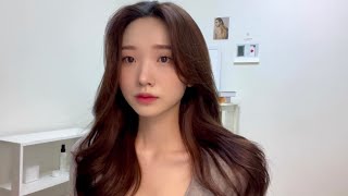 HAIR 자연스러운 긴머리 고데기 빌드펌 느낌 여신머리 봉고데기하기 [upl. by Iives]