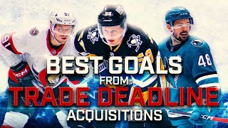 Deadline Acquisitions 🤝 Best Goals This Season 🏒 NHL 202324 [upl. by Adao932]